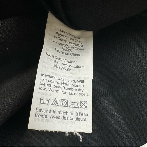 J. Crew 100% Cotton Black Pencil Skirt With Back Open and Zipper in Size 8 - Picture 10 of 10